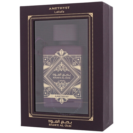 Lattafa Bade'e Al Oud Amethyst Unisex EDP Spray 3.38 Oz 