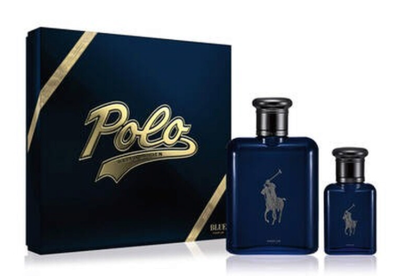 Ralph Lauren Polo Blue Men Gift Set | 4.2 oz Parfum + 1.36 oz Parfum 