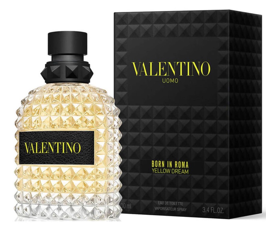 Valentino Uomo Born In Roma Yellow Dream Men's EDT Spray 3.4 Oz