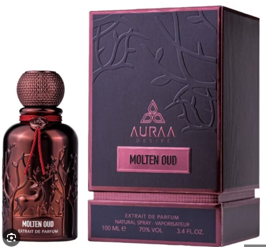 Auraa Desire Molten Oud Edp 3.4 Oz Spray