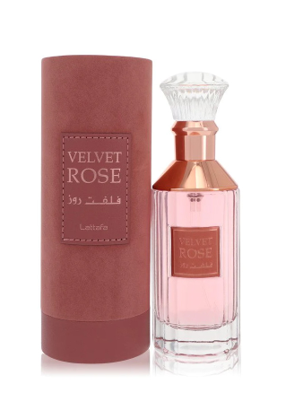 Lattafa Velvet Rose EDP Spray 3.4 Oz