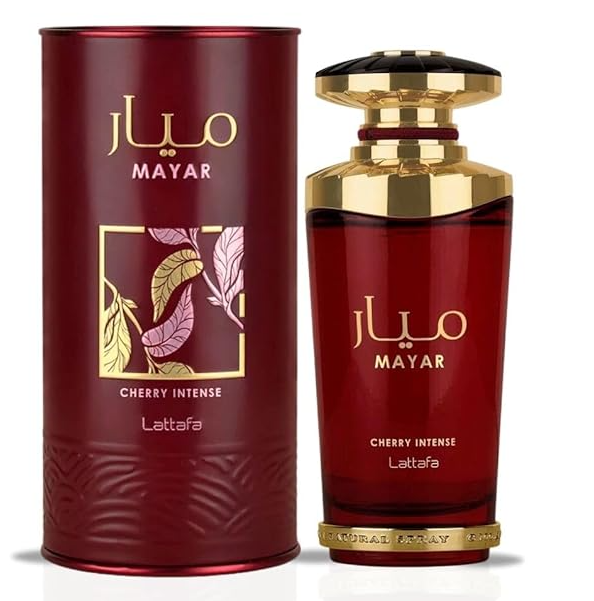 Lattafa Mayar Cherry Intense for Unisex EDP Spray, 3.4 Ounce 