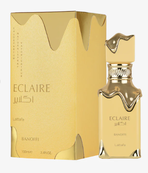 Lattafa Eclaire Banoffi Unisex EDP Spray 3.4 Oz 